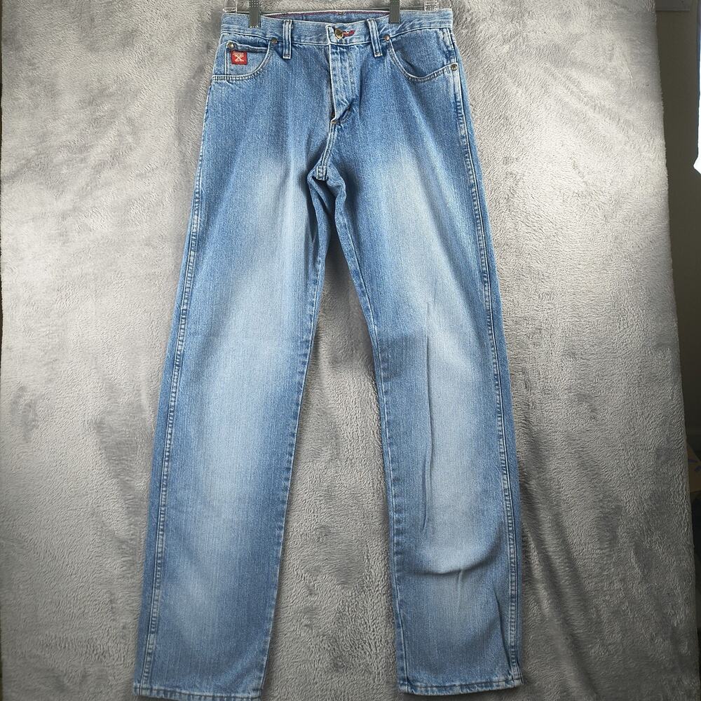 Wrangler Jeans Women’s 20X 5/6 x 36 light wash distressed cowgirl jeans